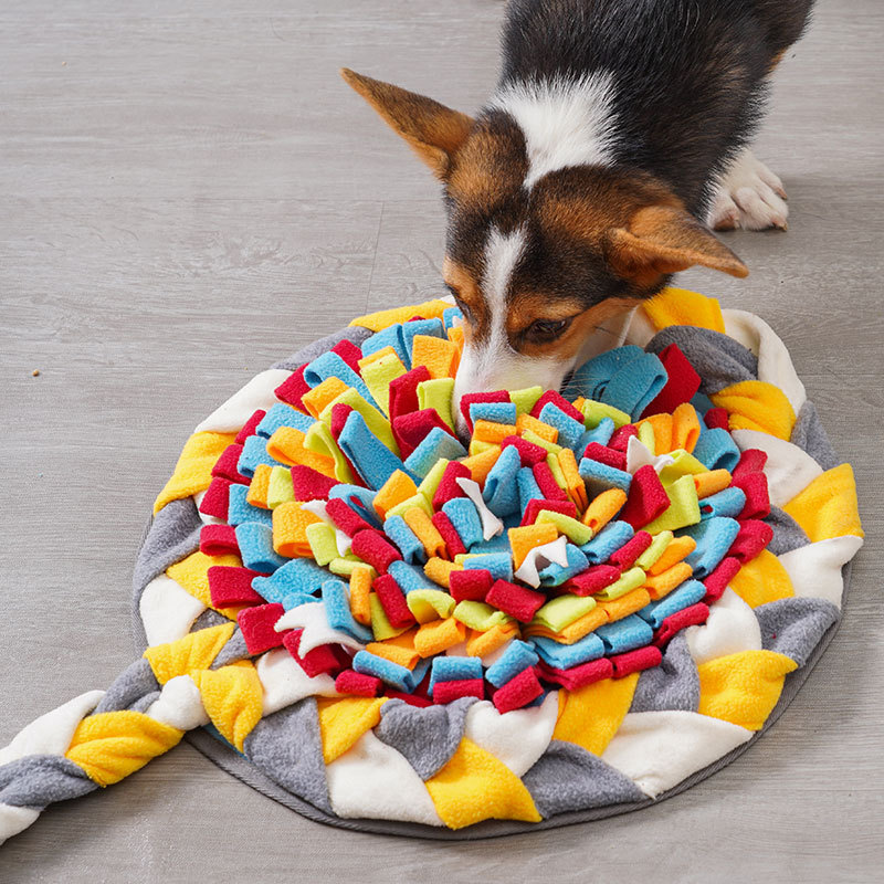Dog Puzzle Feeder Toy - Köpekler için Koklama Matı Zenginleştirici Besleme