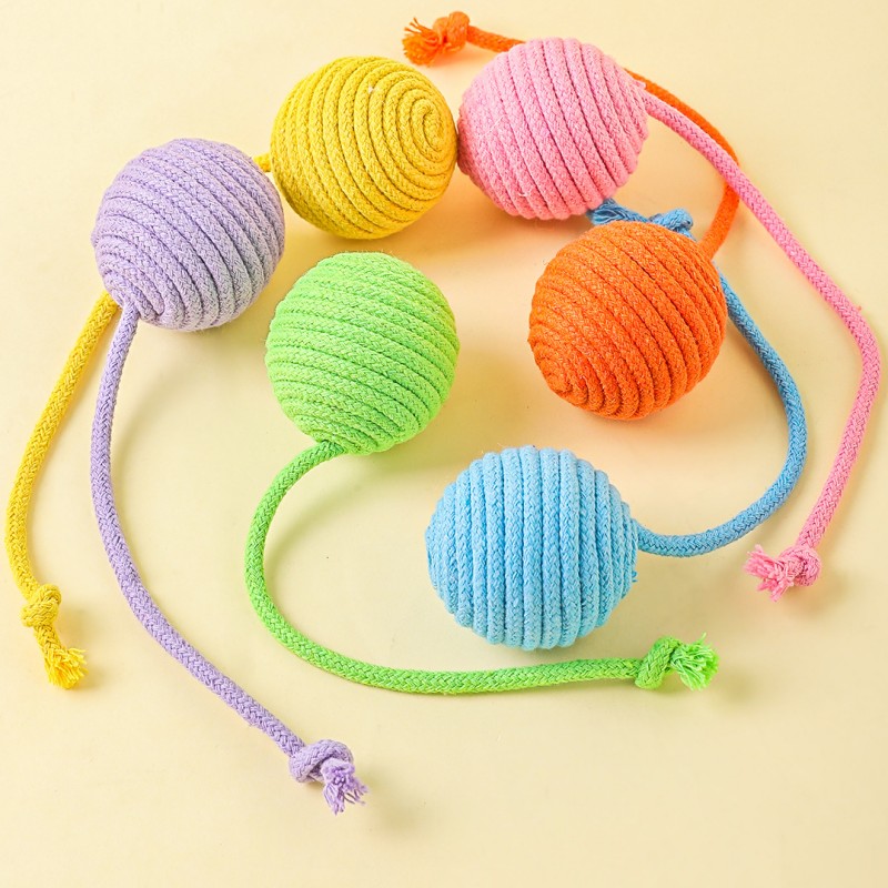 Interactive Squeaky Plush Dog Toy - Kedi Oyuncak Pamuk Top Kedi Oyuncakları