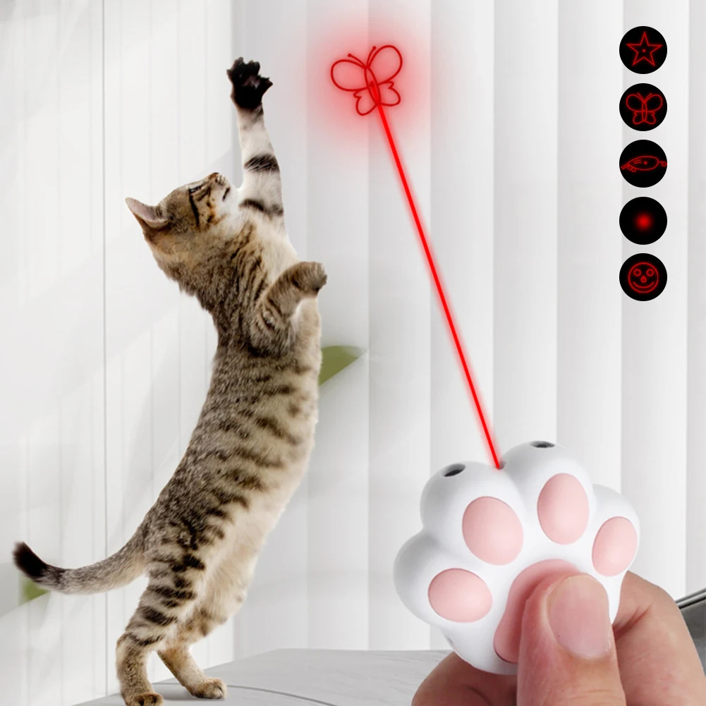 Interactive Squeaky Plush Dog Toy - Komik Lazer Pet Oyuncaklar Şarj Edilebilir