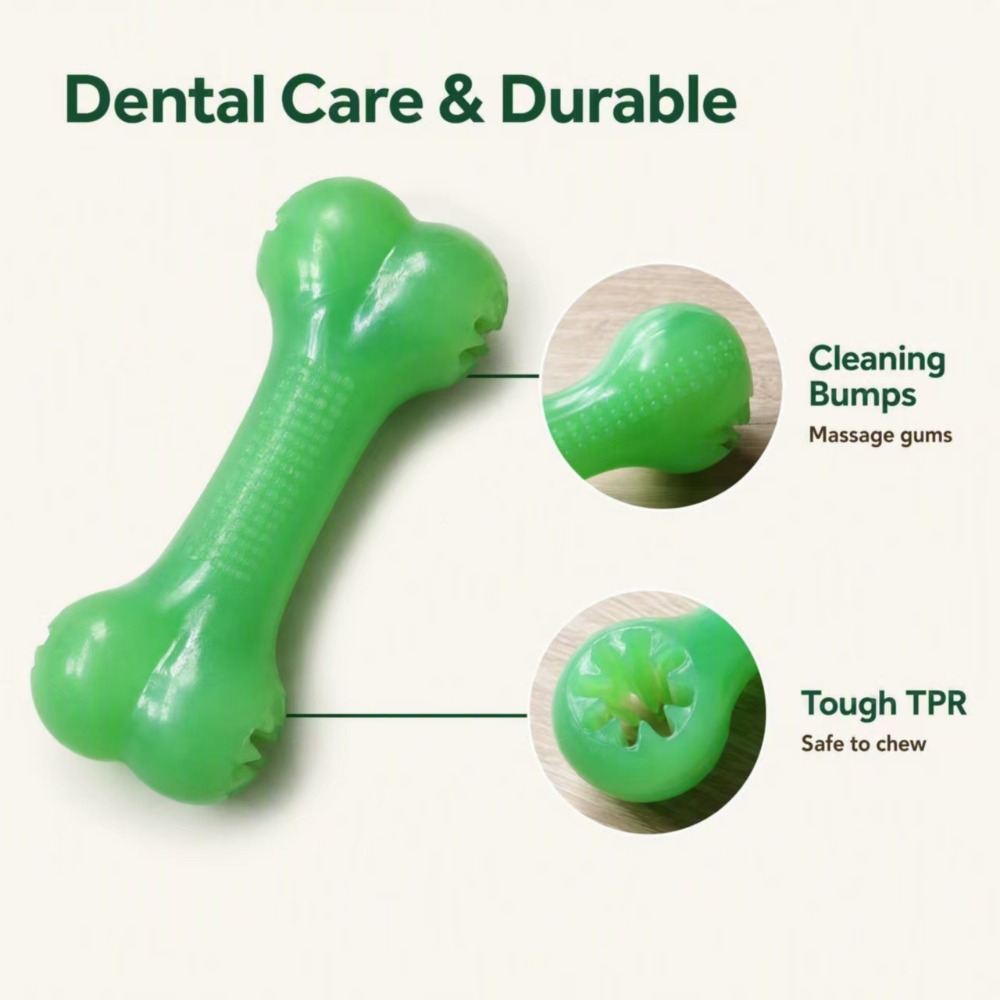 Karanlıkta Parlayan TPR Köpek  - Teeth Cleaning Dog Chew Bone incelemesi ve fiyatı