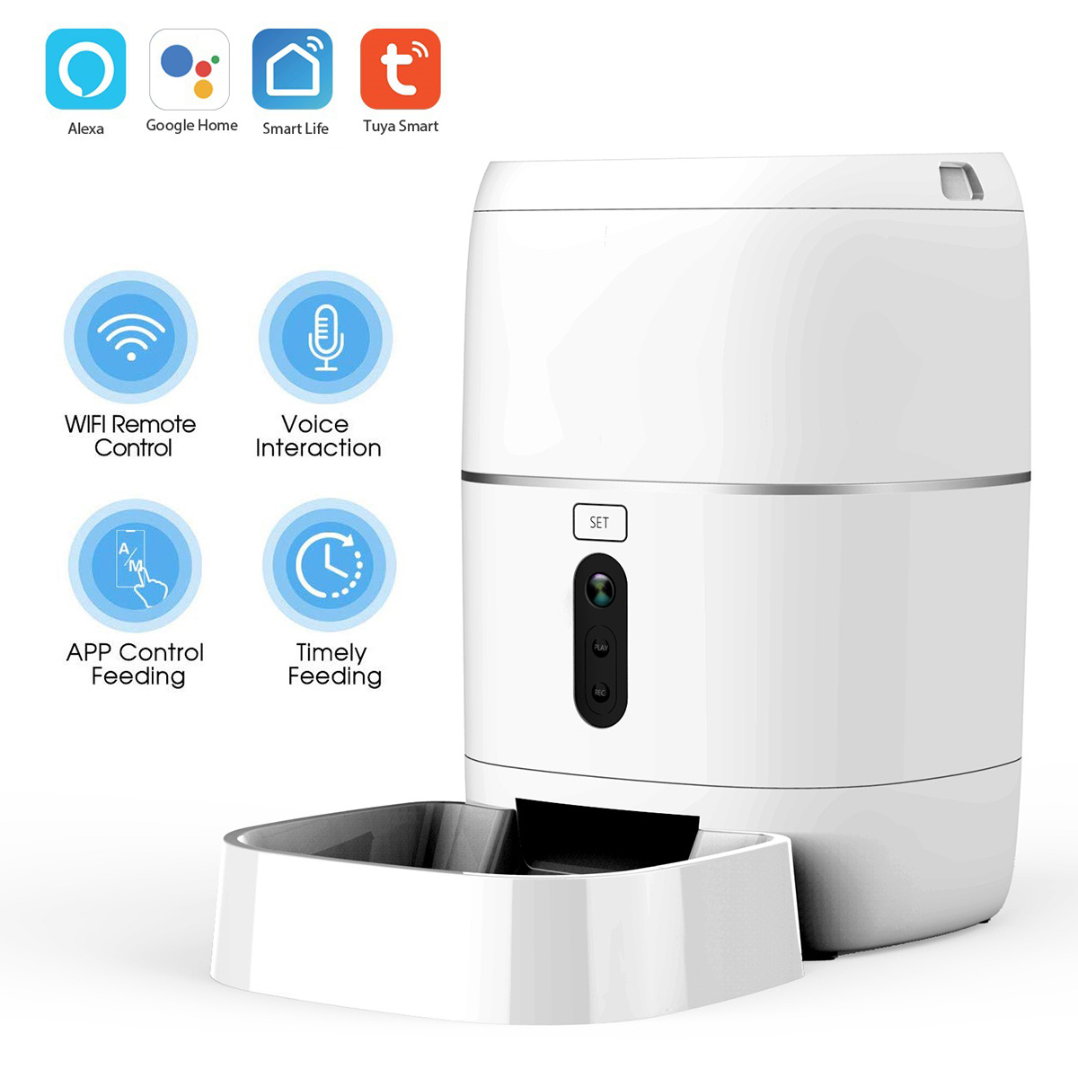 RSH 1080P Kamera Tuya Akıllı W - Pet Feeders incelemesi ve fiyatı