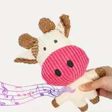 Sevimli Küçük İnek Desenli Pel - Interactive Squeaky Plush Dog Toy incelemesi ve fiyatı
