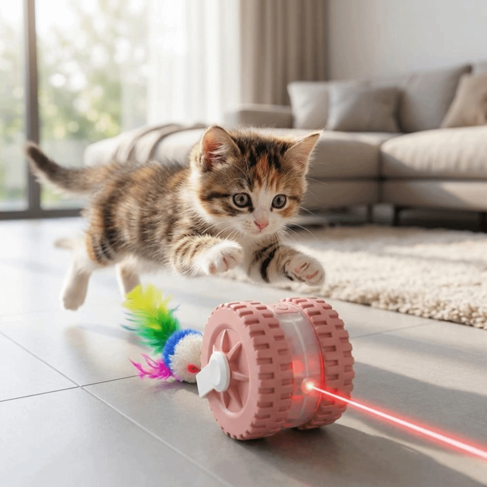 Fare Kuyruğu Tasarımlı, Kızılö - Automatic Moving Dog Ball incelemesi ve fiyatı