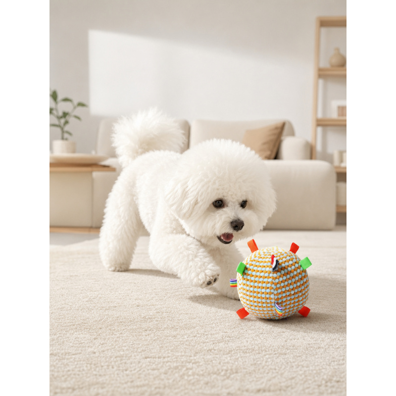 1. Yavru Köpek Peluş Oyuncak T - Interactive Squeaky Plush Dog Toy incelemesi ve fiyatı